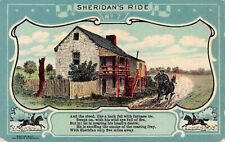 Postcard Civil War: Sheridan's Ride #7, Posted 1913, House View, DB Vintage picture