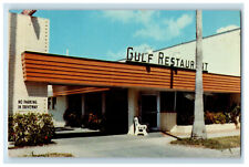 c1950's Entrance of Gulf Restaurant Miami Avenue Venice Florida FL Postcard picture