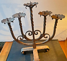 Antique Wrought Iron PRICKET STICK Candle Holder picture