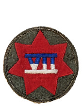 Vintage Original WWII US Army VII Corp Shoulder Patch picture