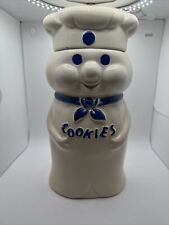 Vintage Pillsbury Doughboy Cookie Jar 1973 Ceramic Collectible 10 1/2