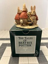 Vtg Beatrix Potter Figurine Flopsy, Mopsy and Cotton Tail Scotland 1994 W OG Box picture