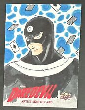 2017 Upper Deck Marvel Daredevil Bullseye Sketch Card 1/1 Ruben Enriquez picture