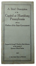 A Brief Description of the Capitol at Harrisburg Pennsylvania Booklet 1923 picture