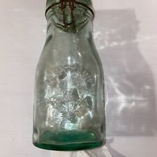 LA LORRAINE 2 LITRE fruit  jar w original Thistle Emb Lid Super Rare Find. Wow picture