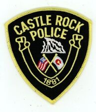 COLORADO CO CASTLE ROCK POLICE NICE SHOULDER PATCH SHERIFF picture