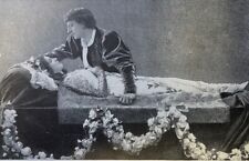 1896 Vintage Magazine Illustration Actors Mrs Patrick Campbell  Forbes Robertson picture