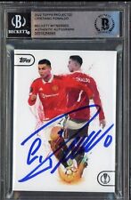 Cristiano Ronaldo Signed 2022 Topps Project22 BGS BAS AUTO picture