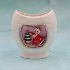 Vintage Holt Howard Christmas Pixie Mrs. Claus 3d Ceramic Planter - Read Below picture