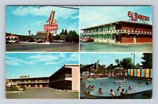 East Rock Springs WY-Wyoming, El Rancho Motor Lodge Advertising Vintage Postcard picture