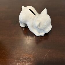 Rare Antique Ceramic Cat Piggy Savings Bank 5