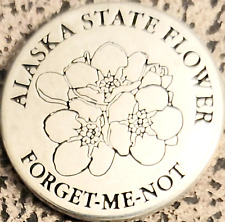ALASKA STATE FLOWER FORGET-ME-NOT - ALASKA STATEHOOD - NATIONAL PARK TYPE TOKEN picture