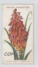 1913 Wills Old English Garden Flowers Series 2 Tobacco Red-Hot Poker #43 1g9 picture