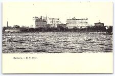 Battery New York City NYC Ocean View Overlooking The Buildings Towers Postcard picture