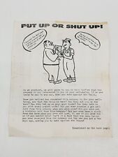 Vtg 1967 T.W.U.A. AFL-CIO Union Contract Gregg Div. Graniteville S.C. Leaflet picture