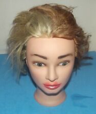 Mannequin Head Women's Scary Witch Dummy Fake Hair Beauty Brown Eyes 10