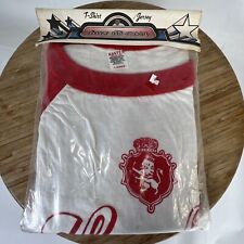 rare vintage 70s 80s Stroh's beer jersey tshirt size Large -  Ringer, sign. picture