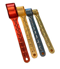 Set of 4 Walther Tallscoops MEASURING SPOONS Multicolor Aluminum Vintage picture