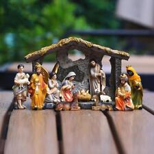 Christmas Manger Nativity Nativity Sets for Christmas Indoor Resin Figurine G2T9 picture