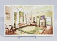 Vintage Postcard 1934s Banquet Hall or 