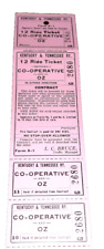 KENTUCKY & TENNESSEE RAILWAY 12 RIDE TICKET CO-OPERATIVE TO OZ picture