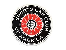 SCCA Sports Car Club of America sticker decal 2 1/2” Round **Free Shipping** picture