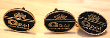 vintage gabriel shock absorbers cufflinks and tie clip set picture