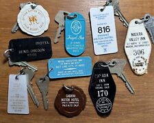 Vintage 1960s/70s Hotel Motel Room Keys & Fobs Mixed Lot Collection #4 picture