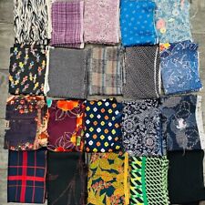 Bundle #100 Quilting Vintage Silk Fabric Scraps Japanese Kimono Fabric Bag picture