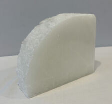 Natural White Selenite Bookend Over 4 Pounds 6