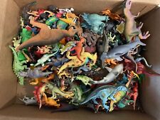 Huge Box Vintage Prehistoric Dinosaur Toy Lot figures picture