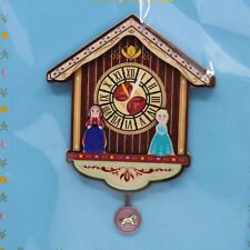 A5 Disney Hong Kong HKDL Pin Olaf World Of Frozen Anna Elsa Queen Princess Clock picture
