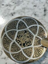 Amazing Antique Bronze Ashtray, Very Detailed With A Dragon Design  picture