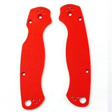 2PCS Custom G10 Handle Scales Patches For Spyderco Paramilitary 2 Red NEW picture