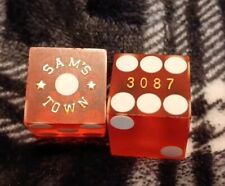 Pair Of Vintage Casino Sam’s Town Dice w/Sequential Serial Numbers picture