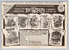 1992 Ed Big Daddy Roth T-Shirts From The 60's VINTAGE PRINT AD FFX92 picture