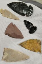Five 5 Authentic Ancient Indian Arrowheads 