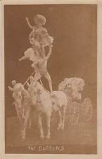 THE RIDING DUTTONS ~ EARLY RINGLING BROS. CIRCUS ACT ~ c. - 1910 picture