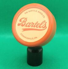 Vintage Bartel's Beer Co Tap Handle Orange Bakelite Knob Edwardsville PA picture