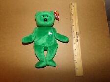 Erin The Green Bear Original Ty Beanie Baby Unique Retired Rare picture