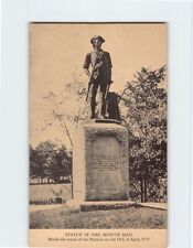 Postcard Statue of the Minute Man Concord Massachusetts USA picture