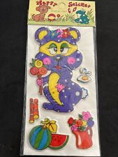 NEW Vintage 80’s Puffy Happy Sticker Sheet - Rare picture