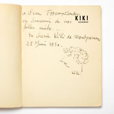 Alice PRIN [KIKI DE MONTPARNASSE]: Kiki Souvenirs, Signed with Self-Portrait picture