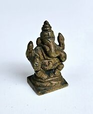 Antique Old Solid Brass Hindu Gog Ganesha picture