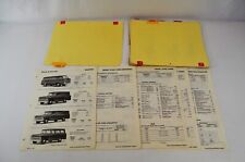 1960s Chevy Trucks Diagrams Specifications Panel Vans Chassis Brochures Vtg picture