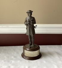 VTG Green Howard Bronze Sculpture, By Peter Hicks, Gift From General Inge, 1990 picture