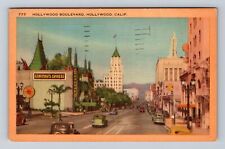 Hollywood CA-California Graumans Chinese Theater Hollywood Blvd Vintage Postcard picture