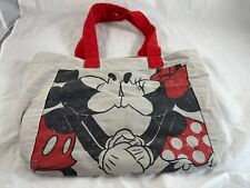 DISNEY STORE MICKEY & MINNIE MOUSE CANVAS TOTE BAG picture