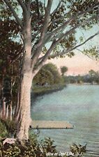 View on Deal Lake, New Jersey, NJ, Unused Antique Vintage Postcard e7350 picture
