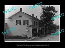 OLD LARGE HISTORIC PHOTO OF EAST BERNE NEW YORK VIEW OF EAST BERNE HOTEL c1910 picture